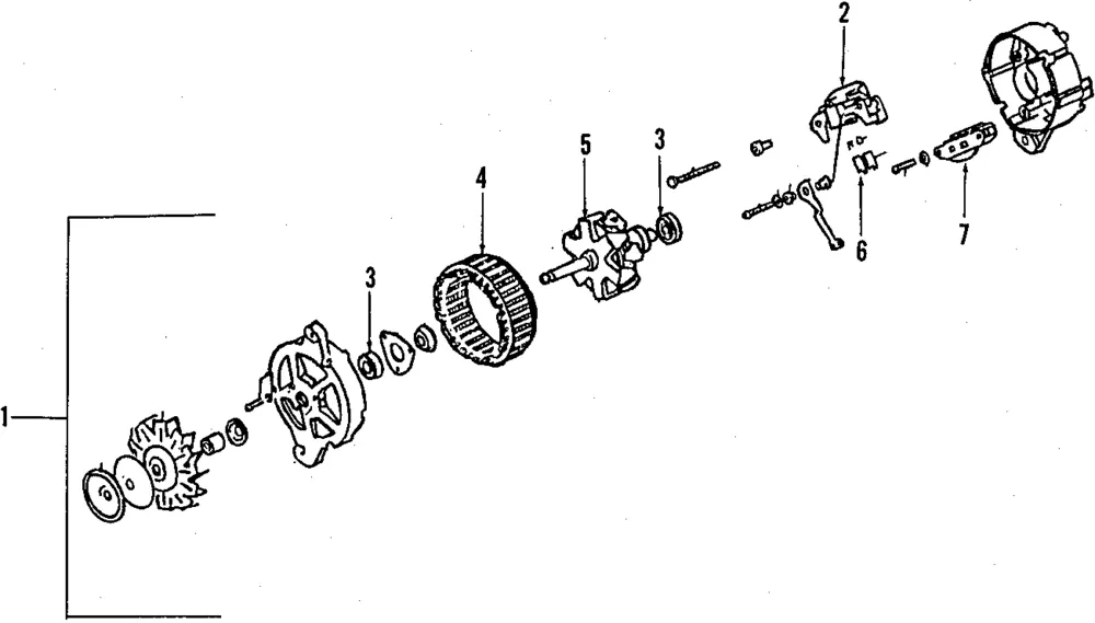Alternator - Mazda (b66s18300r00)