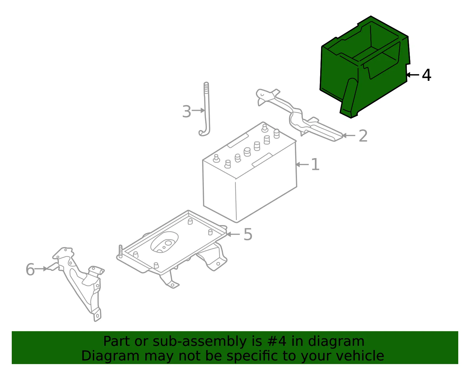 Battery Cover - Mazda (b6bf18591) - view 2