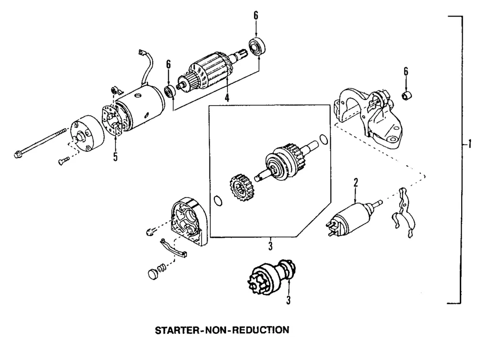 Starter - Mazda (b6s818400r00)