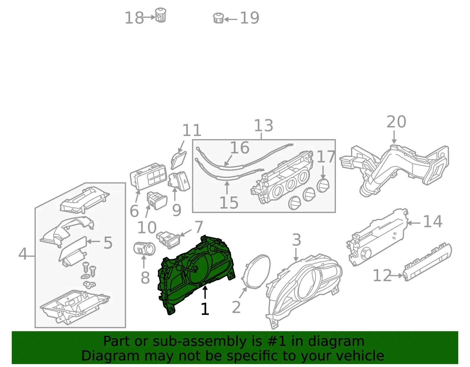 Instrument Cluster - Mazda (babf55471d) - view 2