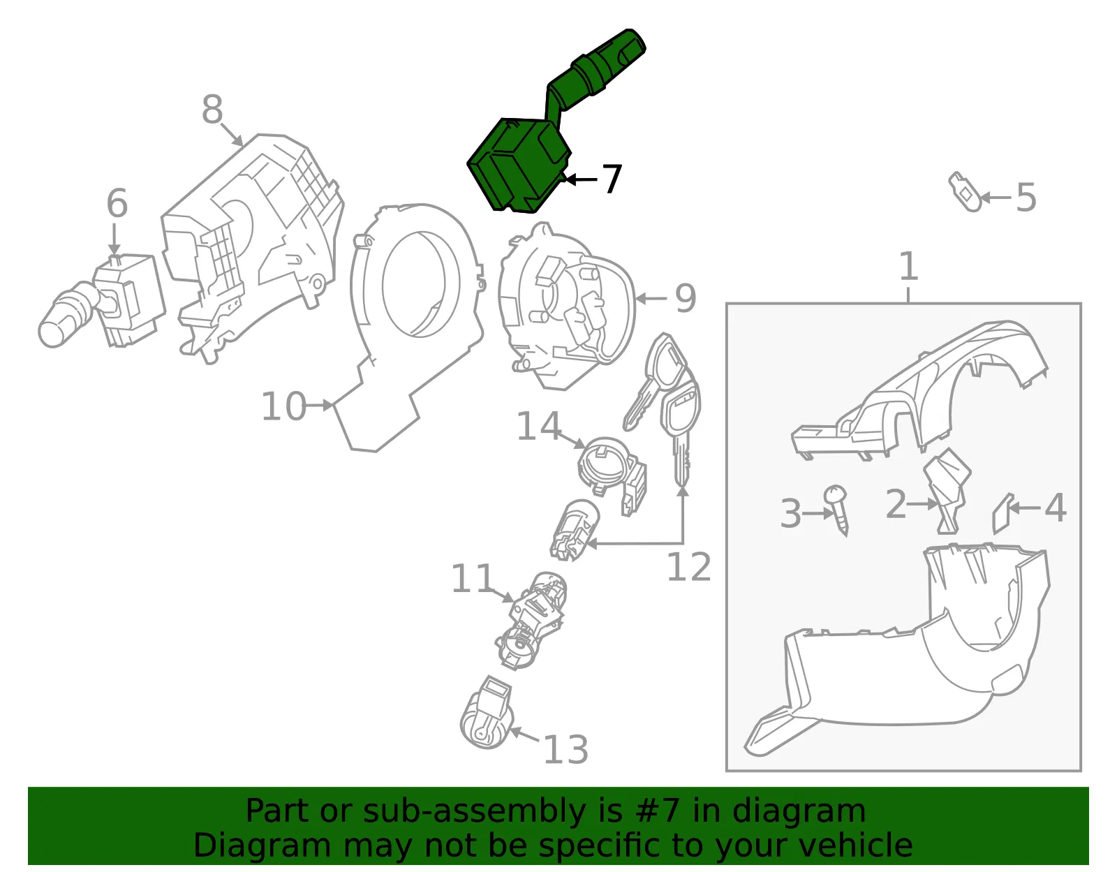 Wiper Switch - Mazda (ban866128) - view 2