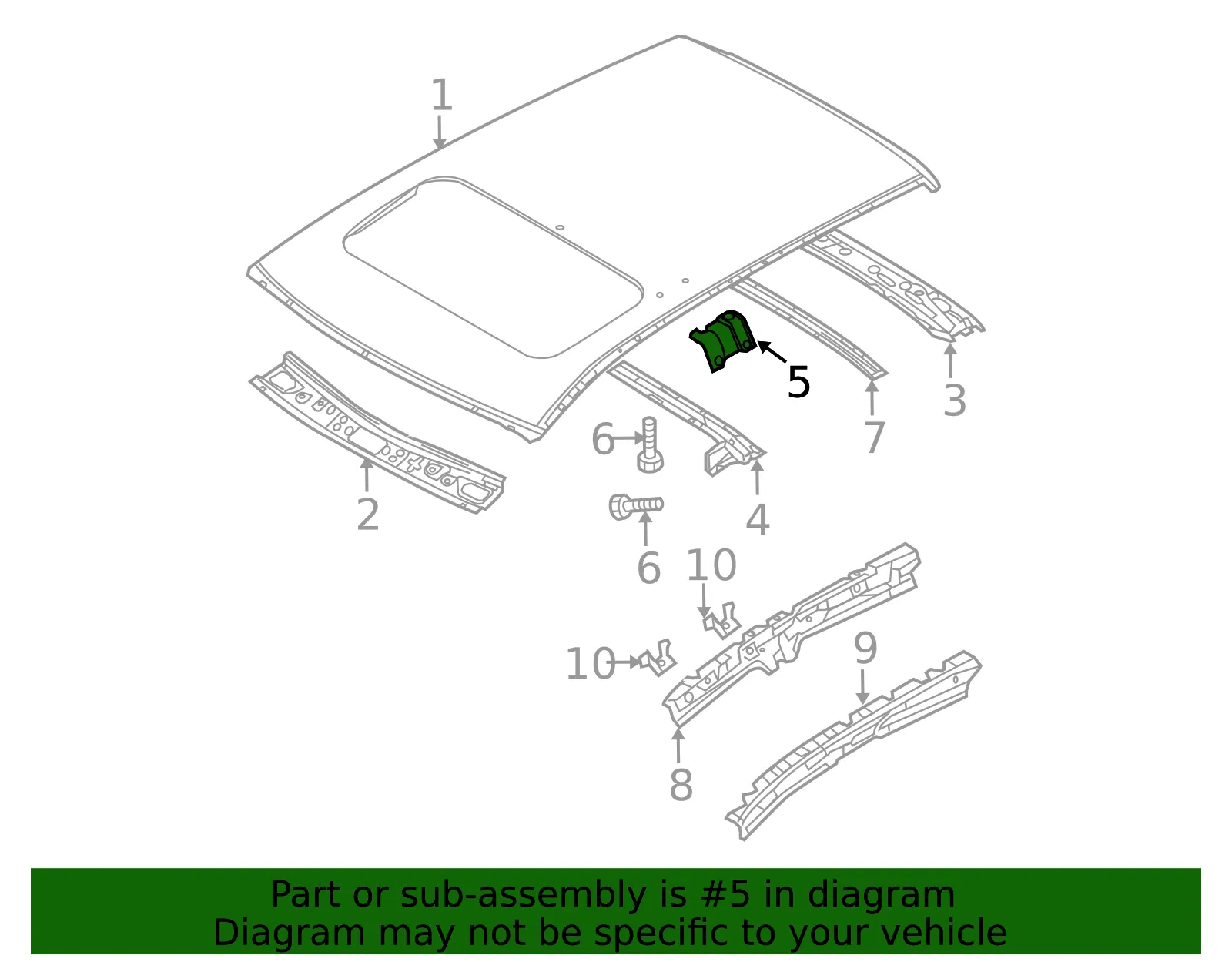 Connector Plate - Mazda (bbm470667) - view 2