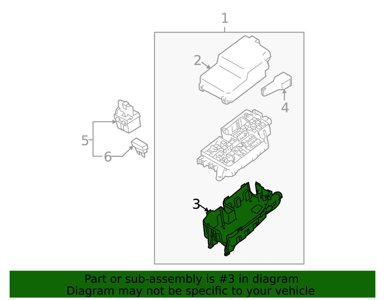 Fuse Box Cover - Mazda (bbm566767) - view 2
