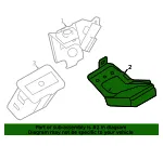 Mobile Phone Control Module Bracket - Mazda (bbm566dhxb) - view 4