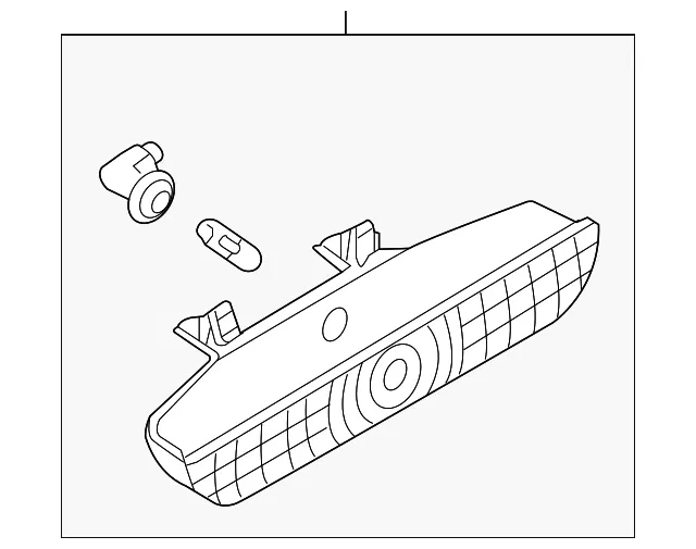 Center High Mount Stop Light - Mazda (bbn751580c)