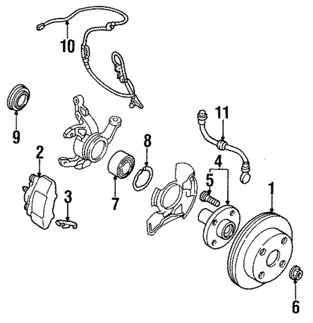 ABS Sensor Wire - Mazda (bc1m4373xb)