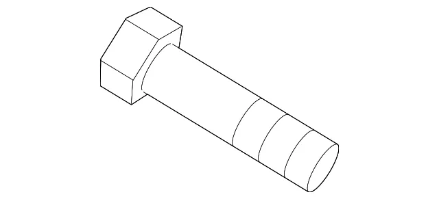 Center High Mount Stop Light Screw - Mazda (bc1m50713)