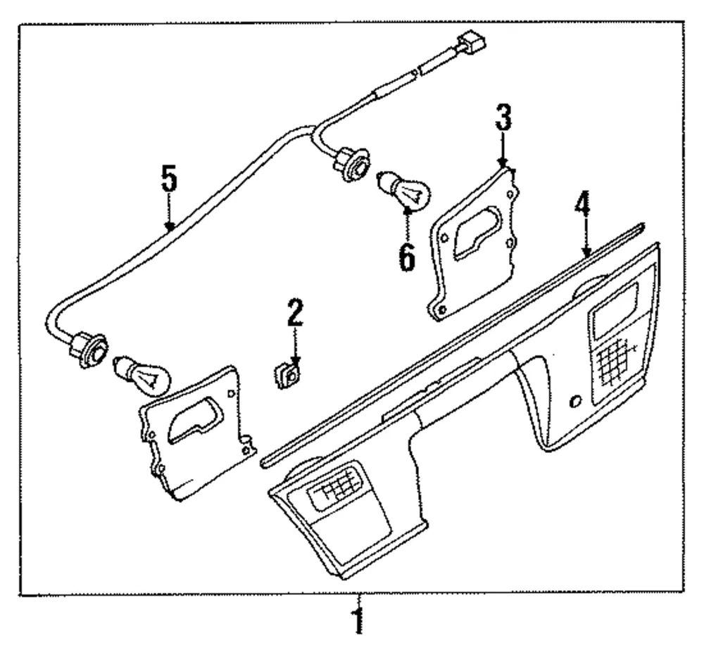 Tail Lamp Assembly - Mazda (bc1m50850e)