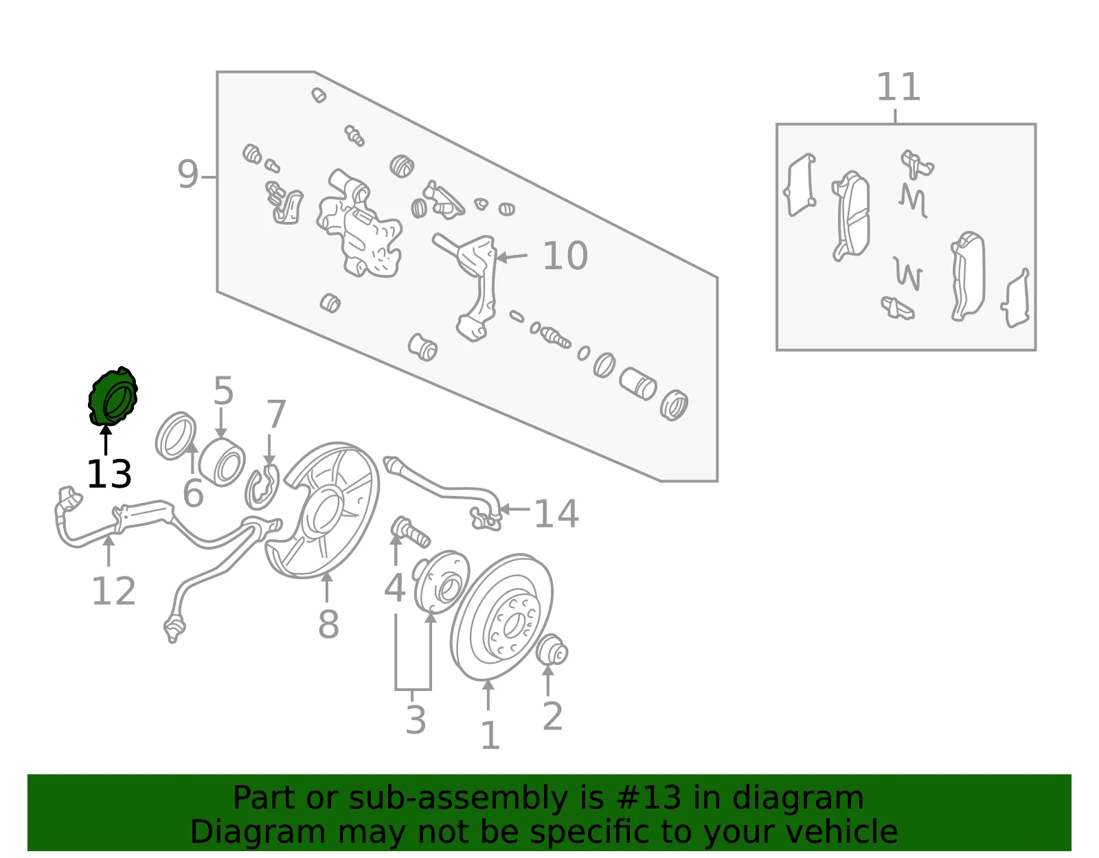 ABS Wheel Speed Sensor Tone Ring - Mazda (bc4c33471) - view 2