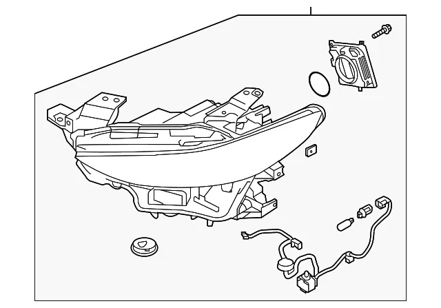 Headlight Assembly - Mazda (bcjh51030m)