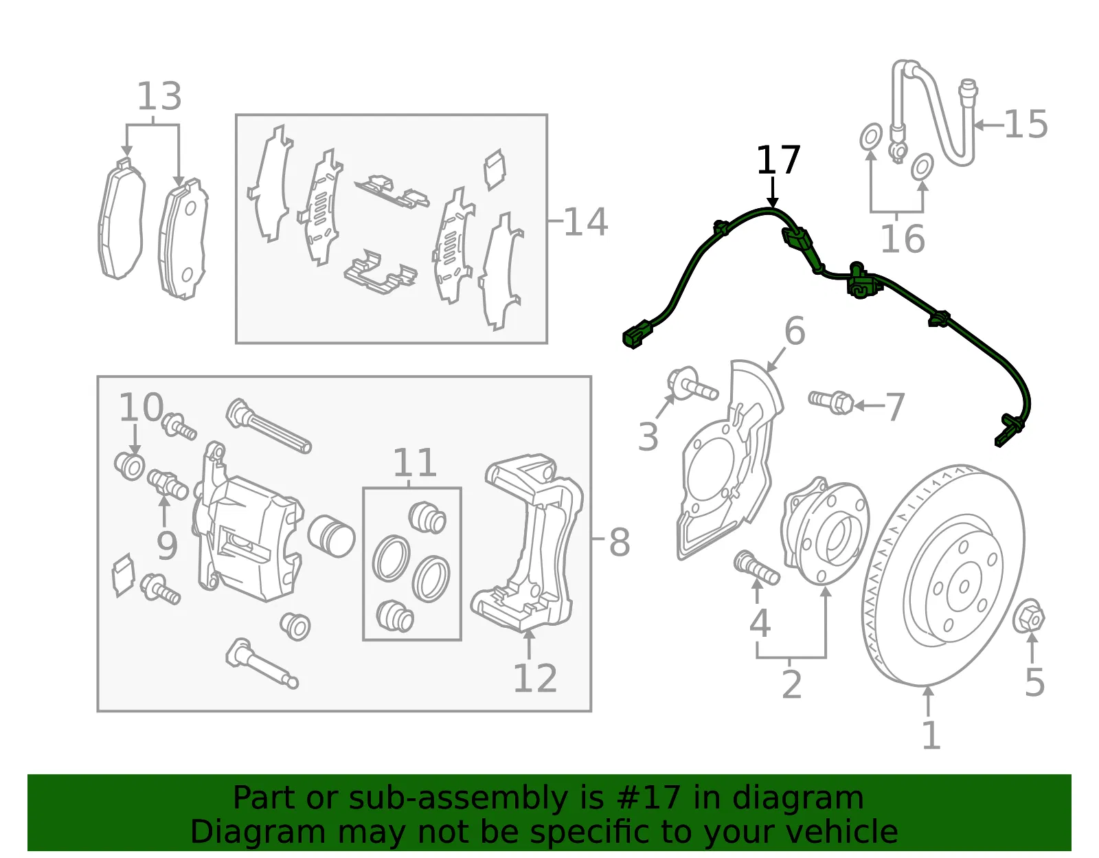 ABS Sensor - Mazda (bcka4370x) - view 2