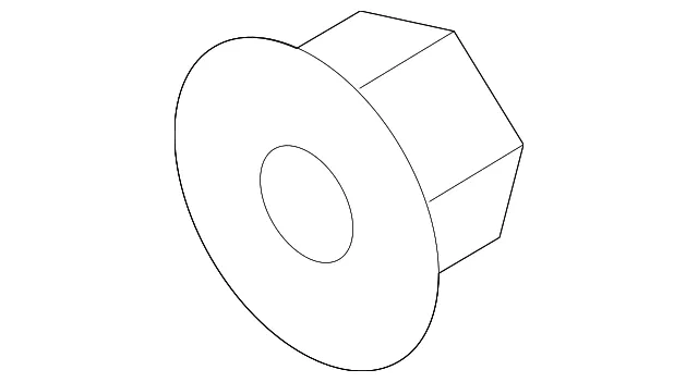 Blind Spot Detection System Warning Sensor Nut - Mazda (bcka50345)