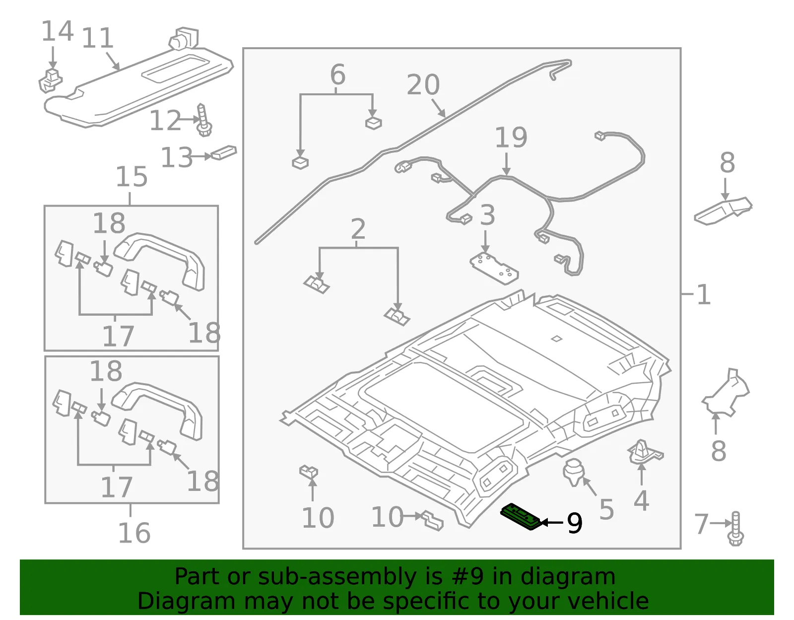 Dome Light - Mazda (bcka5131002) - view 2