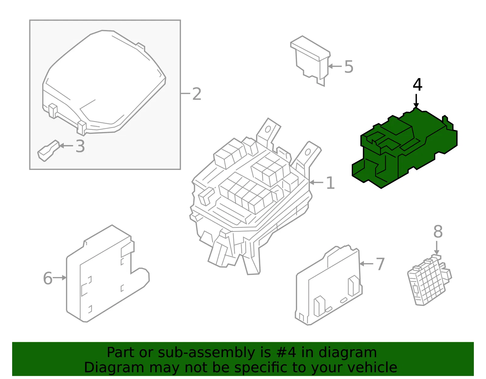Fuse Holder - Mazda (bcka66730) - view 2