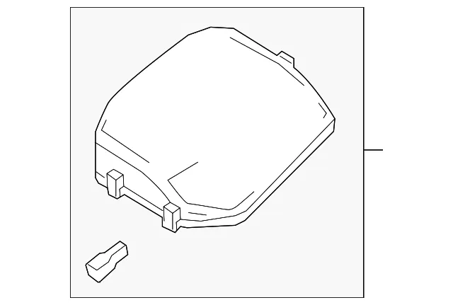 Fuse And Relay Center Cover - Mazda (bcka6676y)
