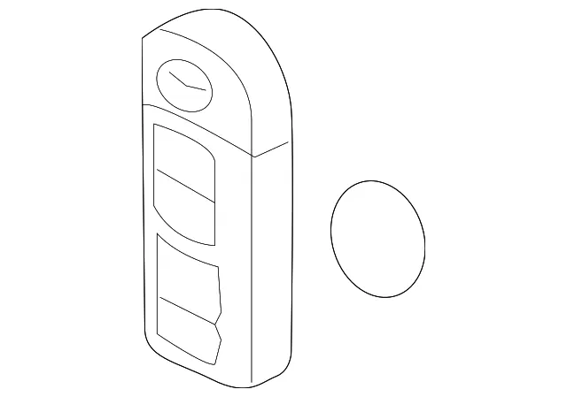 Keyless Entry Transmitter - Mazda (bcr2675ry)