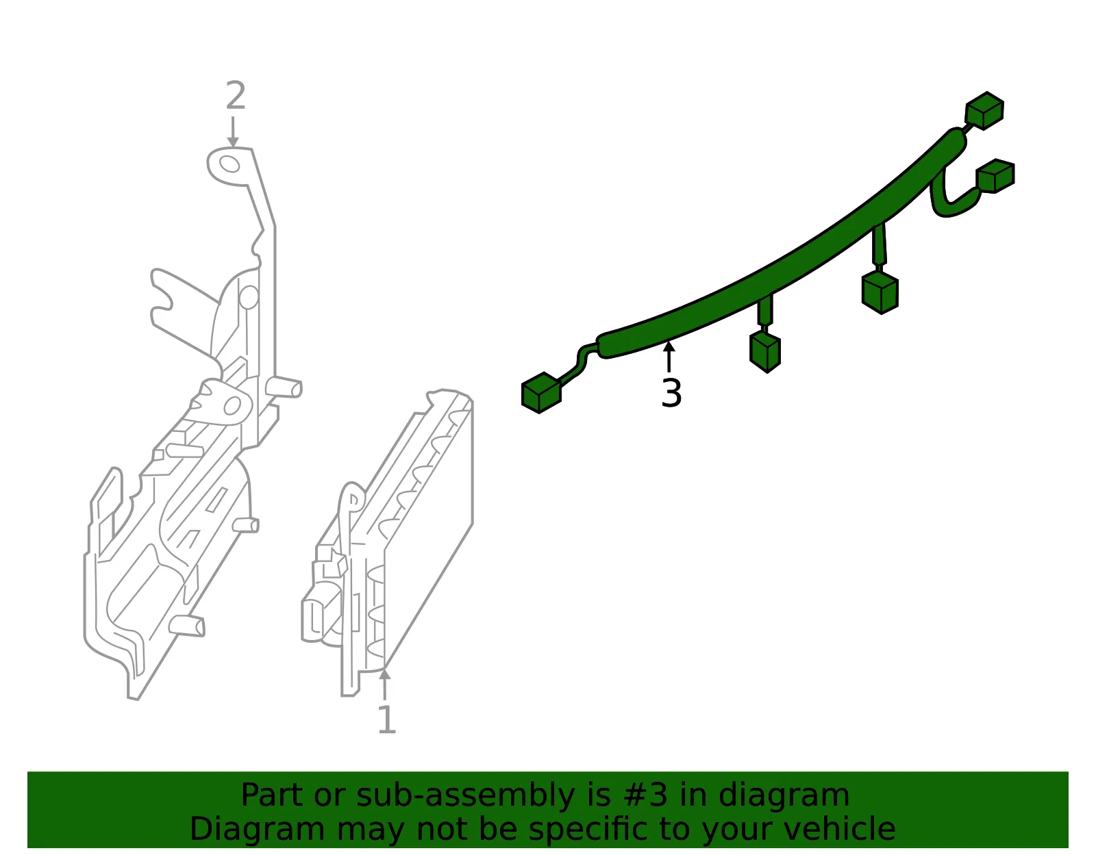 Wire Harness - Mazda (bcr567150b) - view 2