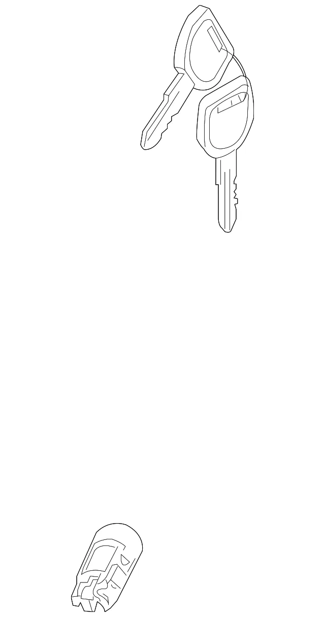 Ignition Lock Cylinder - Mazda (bcy67614x)