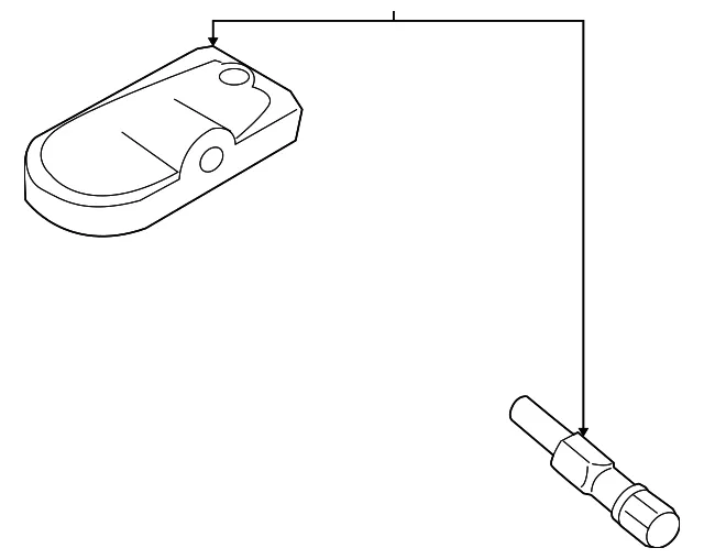 Tire Pressure Sensor - Mazda (bdmc37140) - view 2