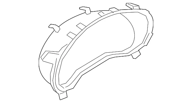 Instrument Cluster Bezel - Mazda (bdts55214)