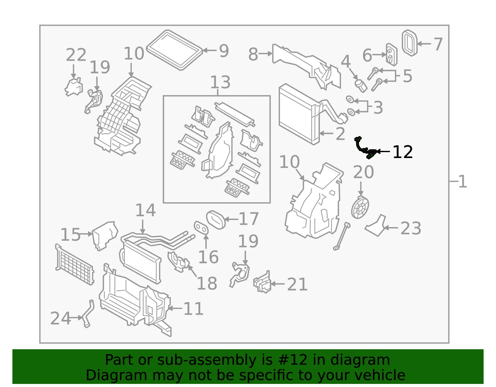A/C Evaporator Temperature Sensor - Mazda (bdts61j22) - view 2