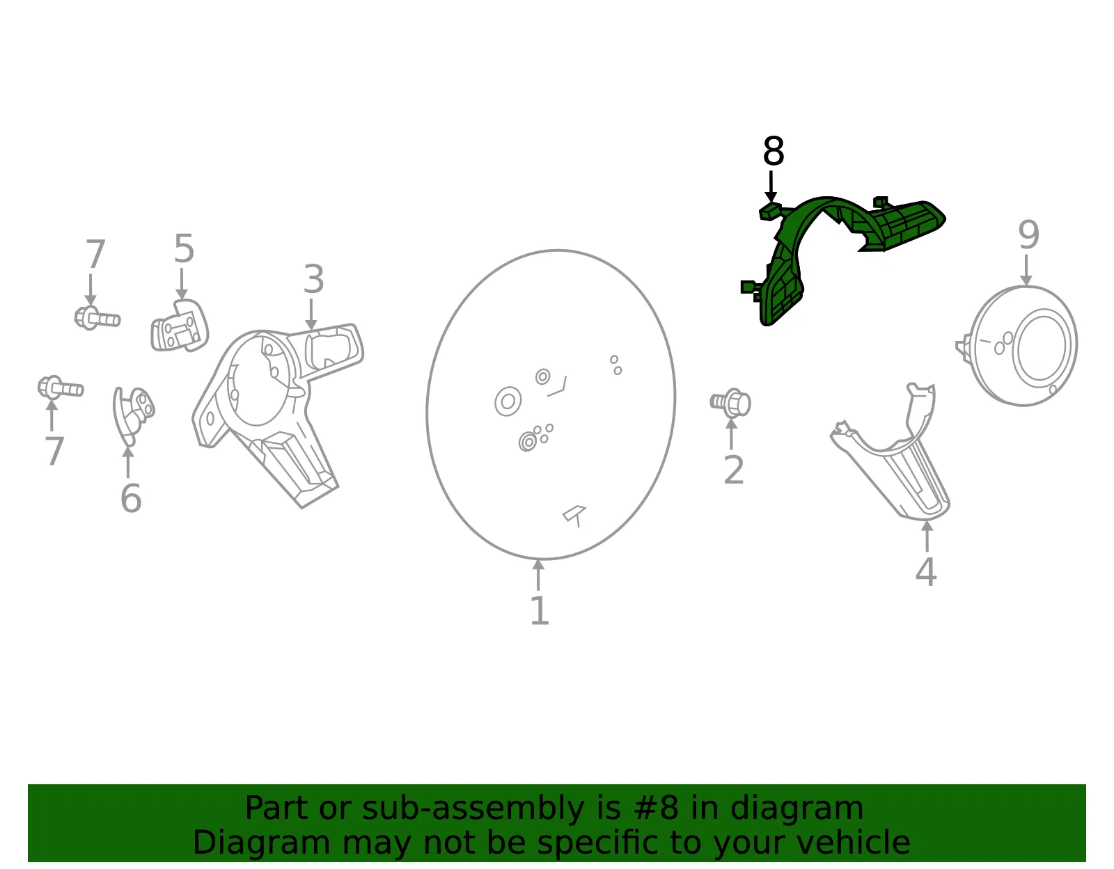 Switch Assembly - Mazda (beev664m0a) - view 2