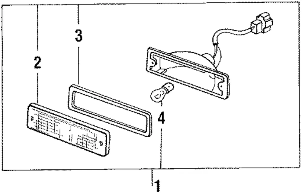 Park Lamp Assembly - Mazda (bf6751060)