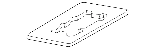 License Lamp Gasket - Mazda (bhp151273a)