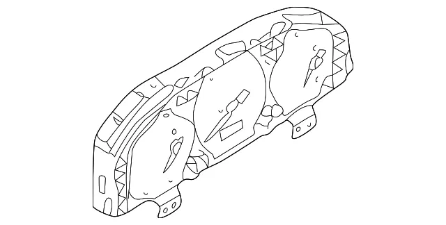 Instrument Cluster - Mazda (bj0h55471b)