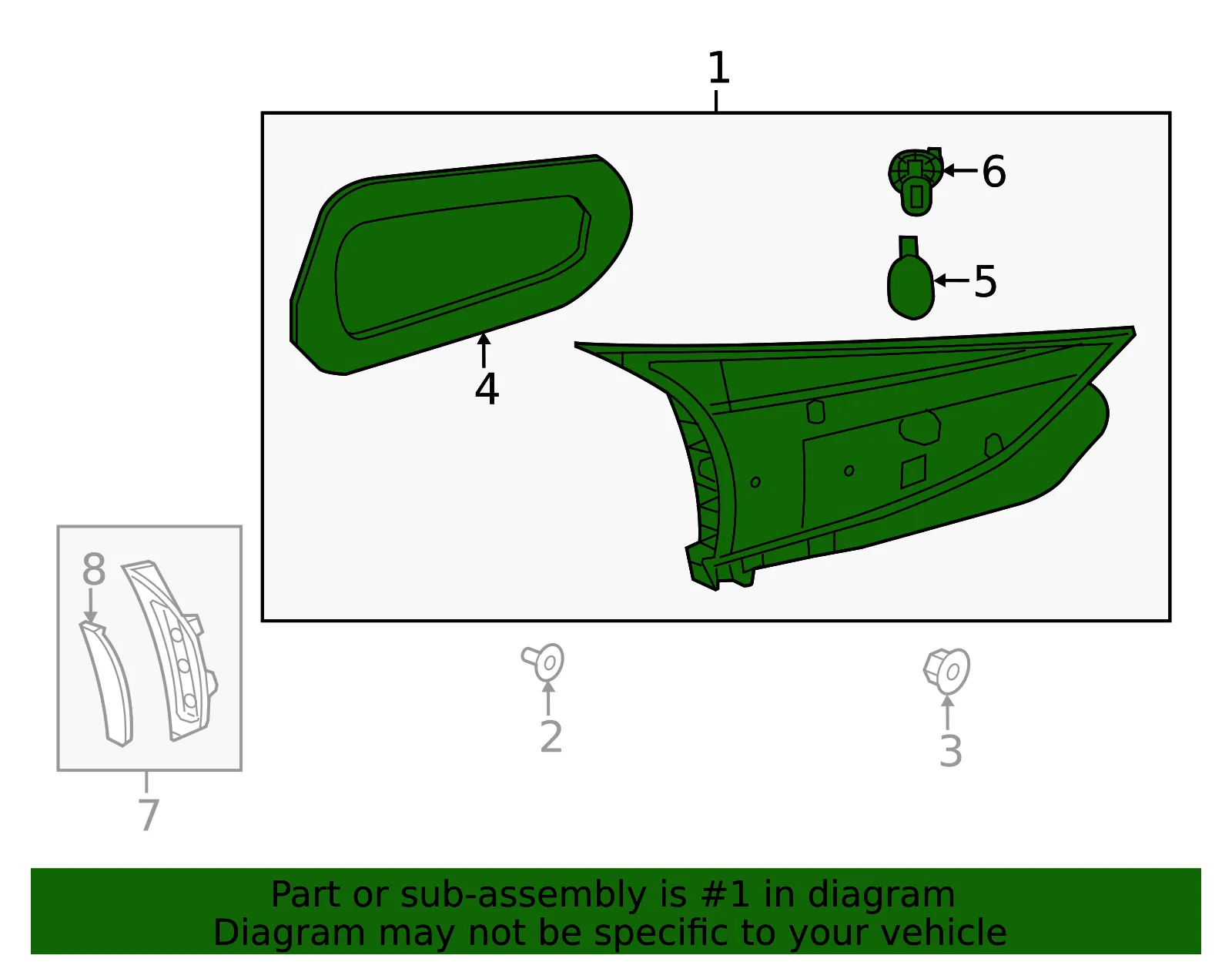 Back Up Light Assembly - Mazda (bjt7513f0a) - view 2