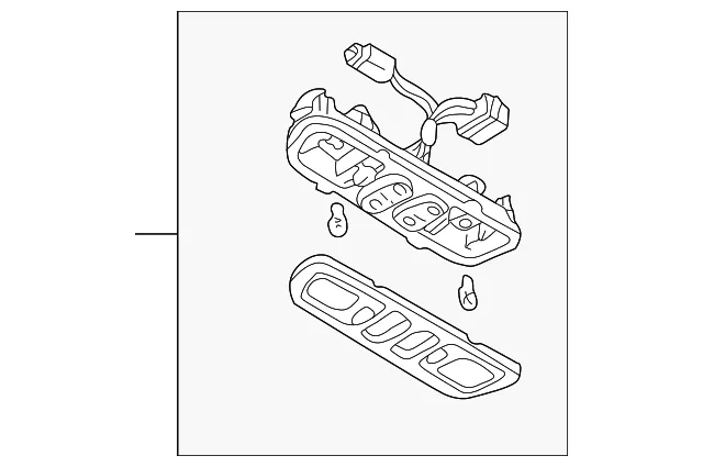 Map Lamp Assembly - Mazda (bl2a69970a03)