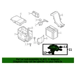 Battery Tray Bracket - Mazda (bp4s5603yf) - view 4