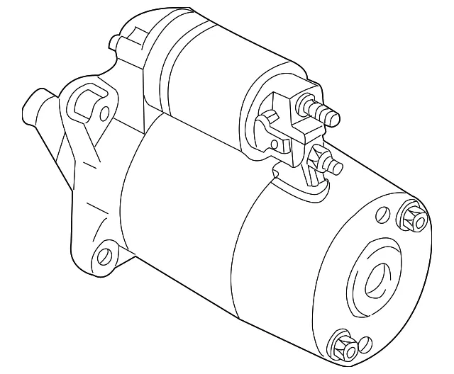 Starter - Mazda (bpd418400b)