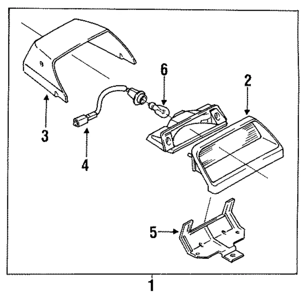 High Mount Lamp - Mazda (br705158032)