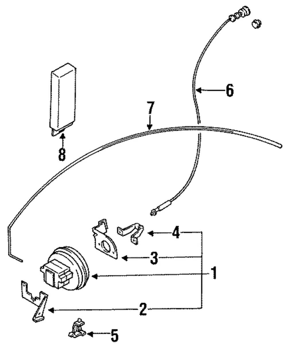 Actuator Cable - Mazda (br7066311e)