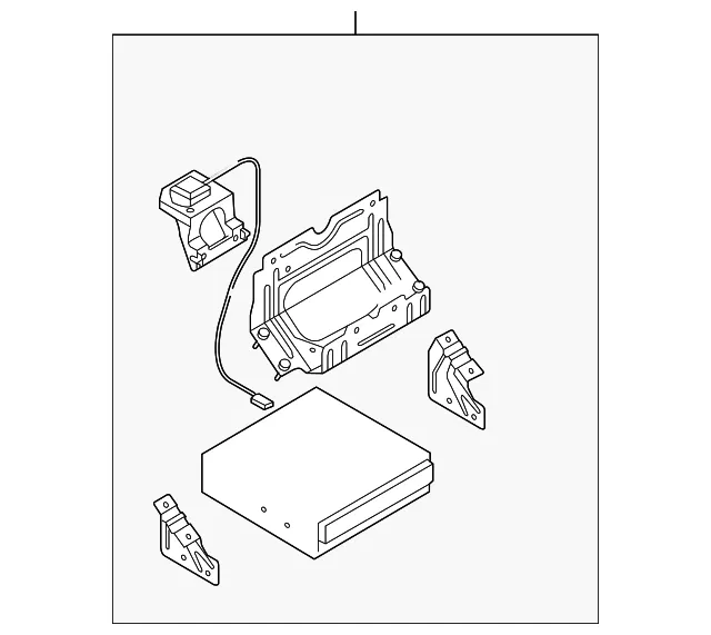 GPS Navigation Control Module - Mazda (br9l66df0g)