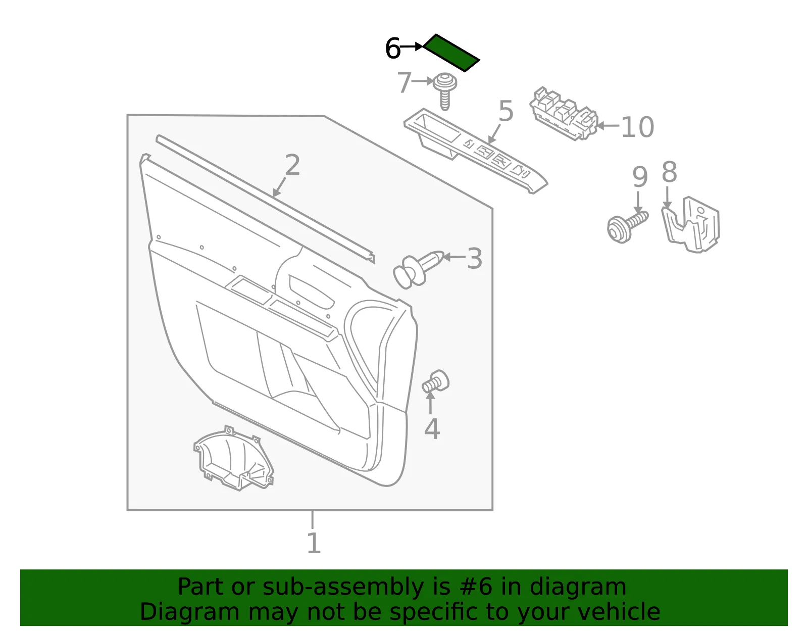 Switch Panel Cover - Mazda (c23568424a) - view 2