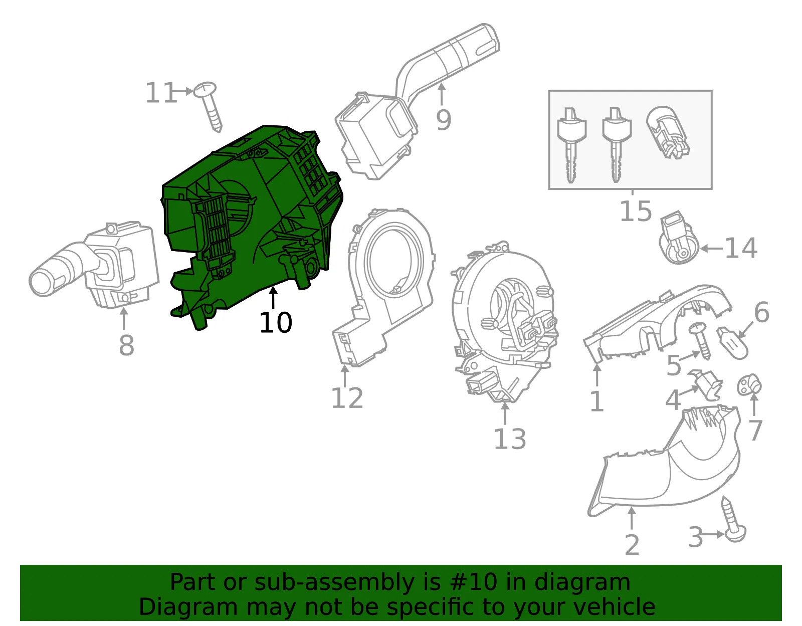 Switch Housing - Mazda (c273661b1) - view 2