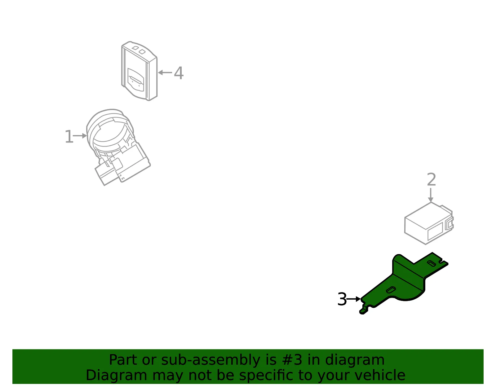 Control Module Bracket - Mazda (c514675d8) - view 2