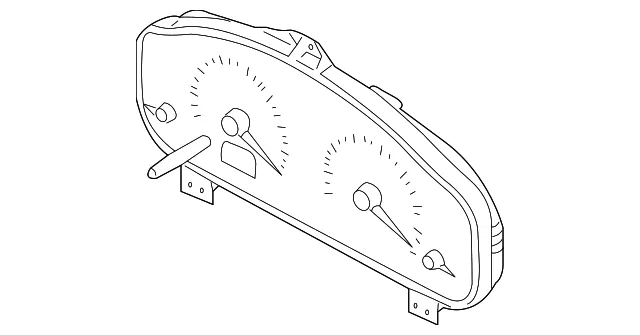 Instrument Cluster - Mazda (cc4555471b)