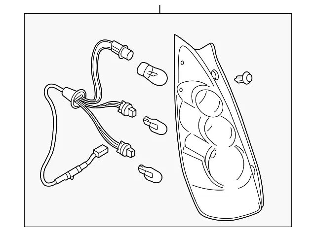 Tail Light Assembly - Mazda (cd0151160)