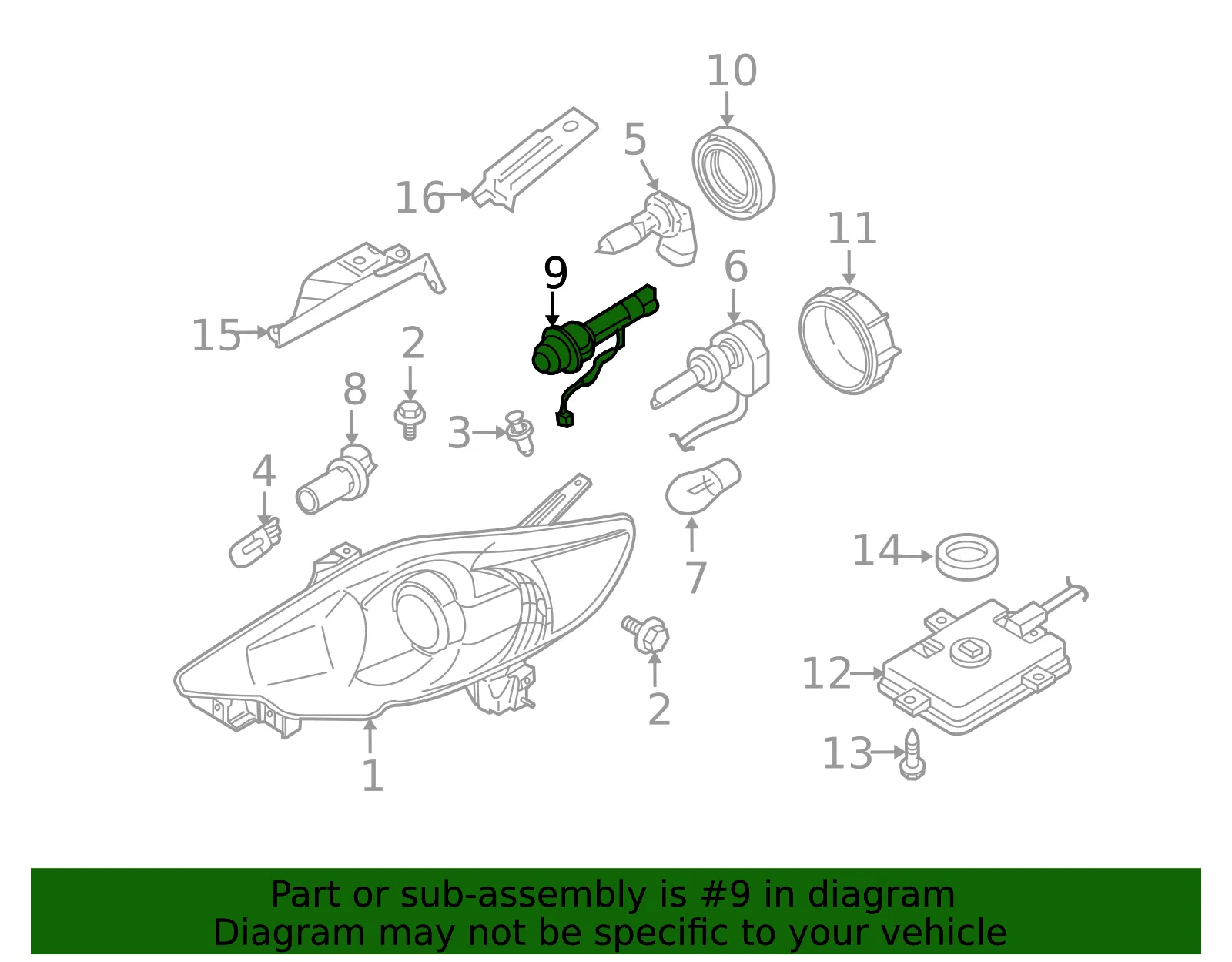 Turn Signal Light Socket - Mazda (ce5251064) - view 2