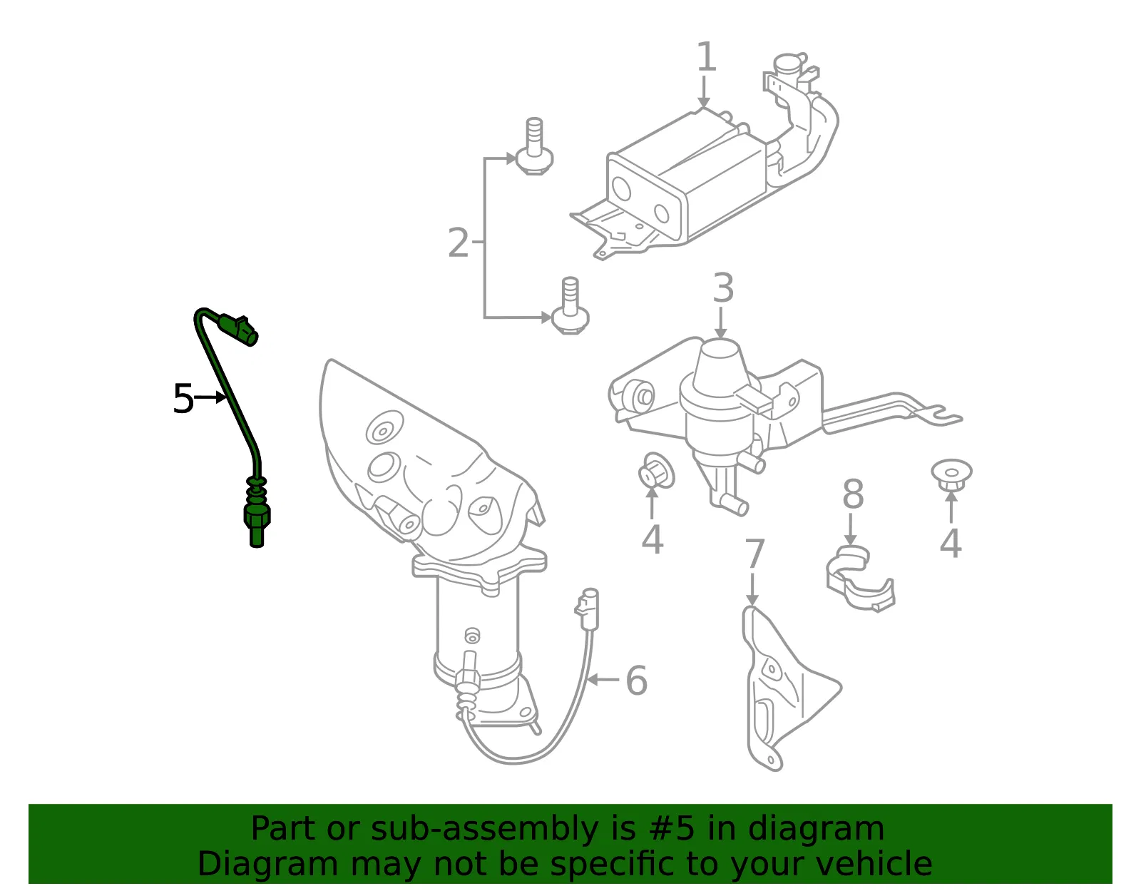 Oxygen Sensor - Mazda (cy0118861) - view 2
