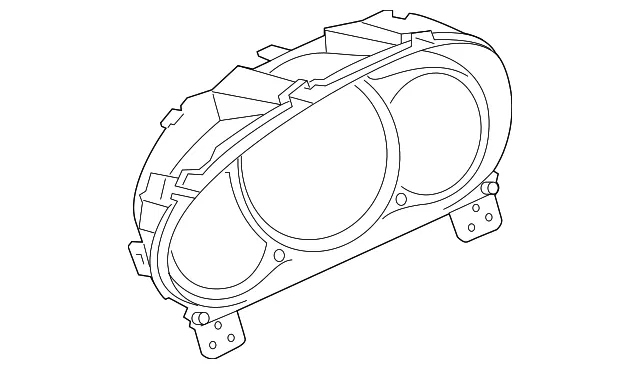 Instrument Cluster Visor - Mazda (d01n55446)