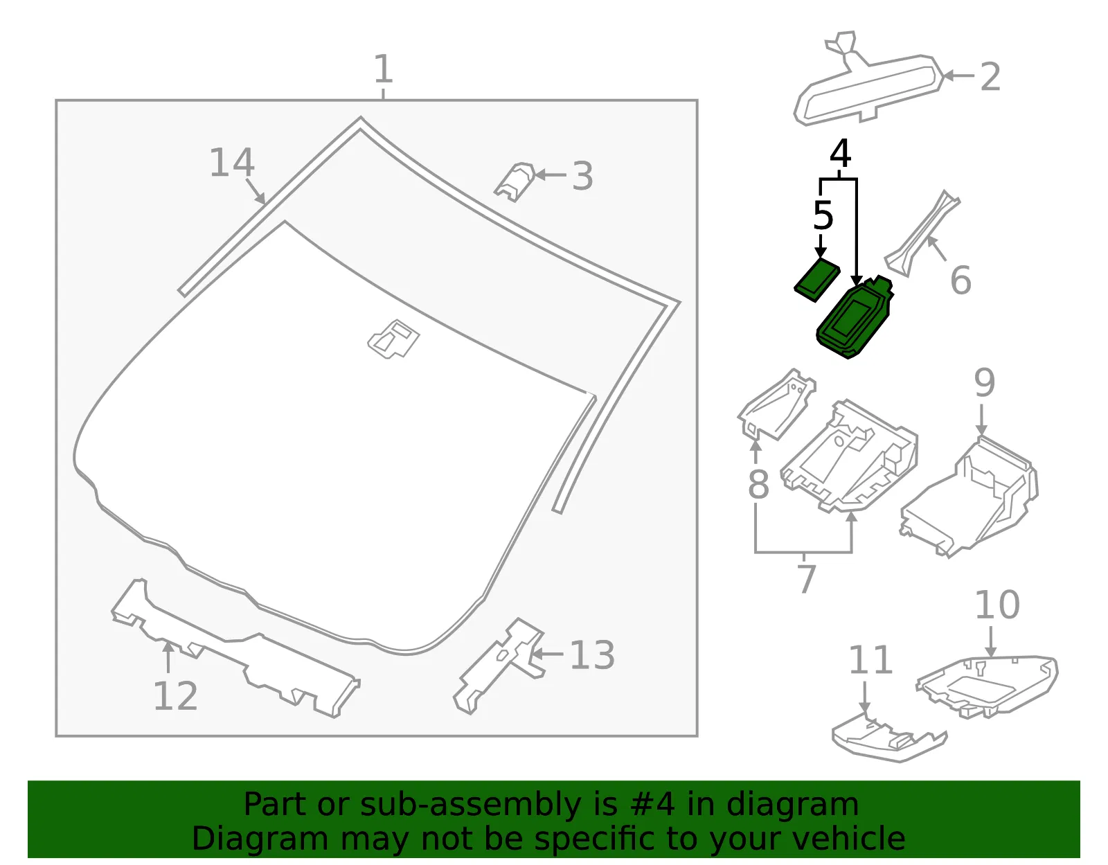 Rain Sensor - Mazda (d09h665g0) - view 2