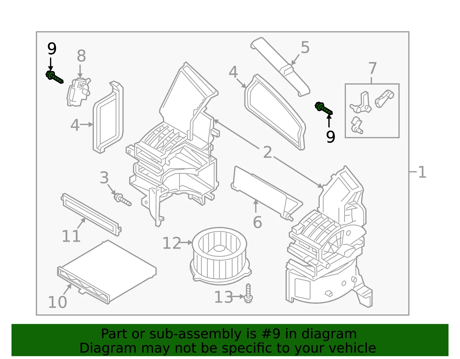Actuator Screw - Mazda (d09w61j23) - view 2