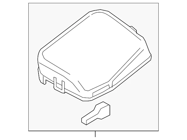 Fuse And Relay Center Cover - Mazda (d09w6676yd)