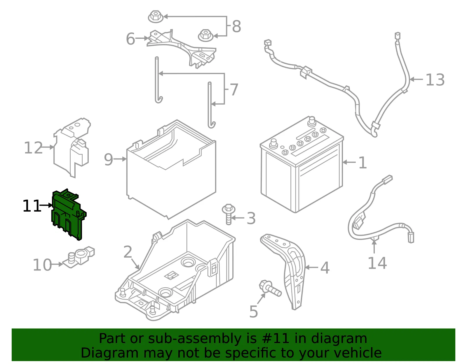 Multi-Purpose Fuse - Mazda (d09w67s99a) - view 2