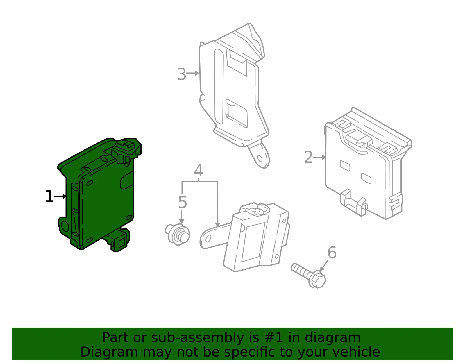 Vehicle Power Control Module - Mazda (d10a675z0c) - view 2