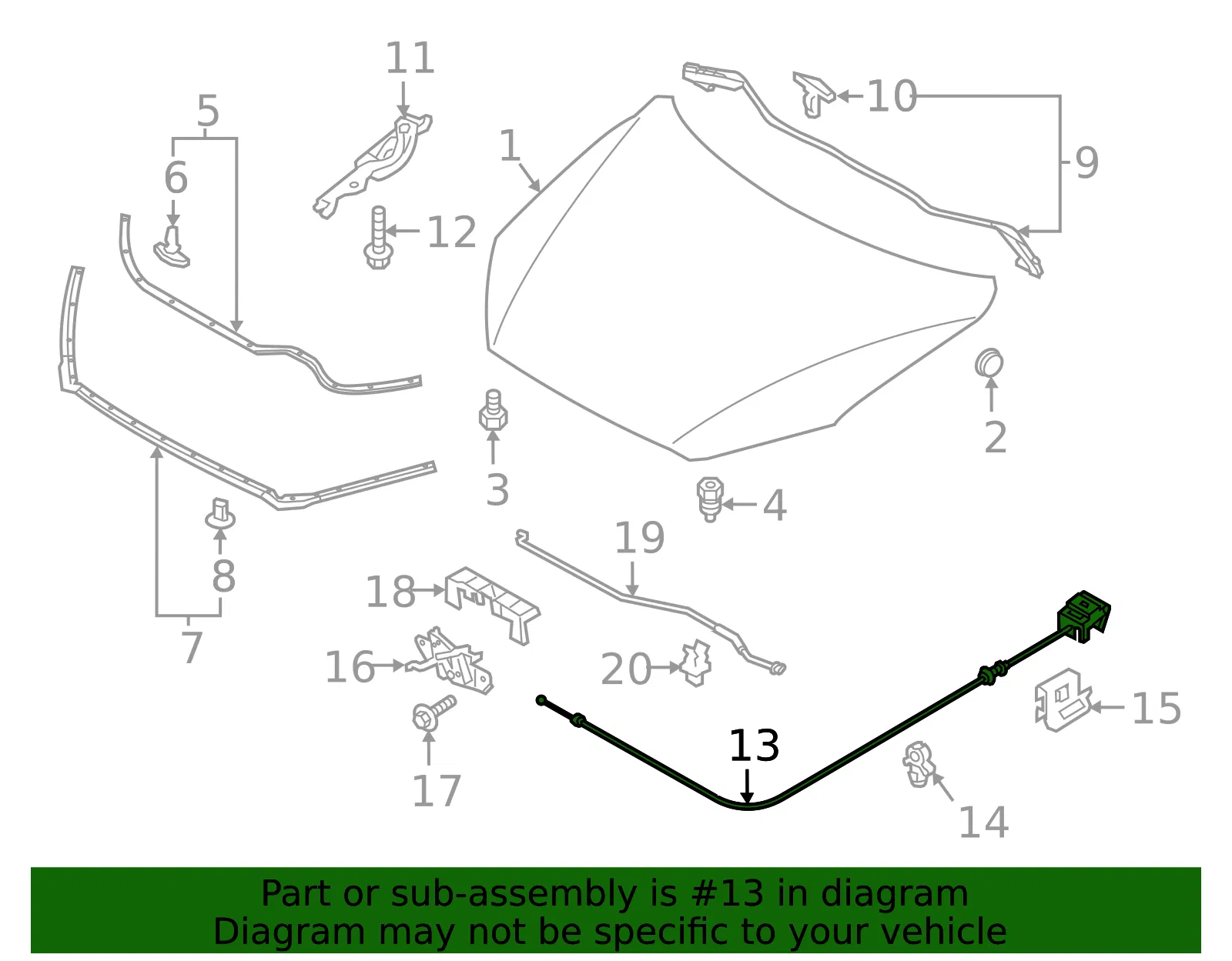 Wire Release Hood - Mazda (d10e56720b) - view 3